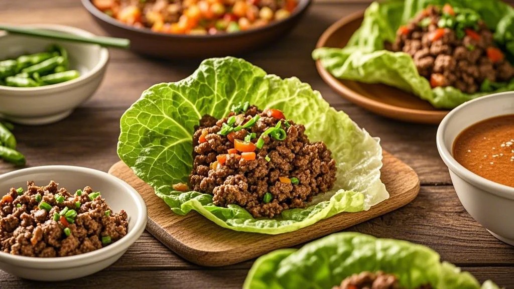 Ground Beef Lettuce Wraps