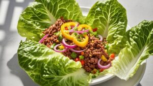 Ground Beef Lettuce Wraps