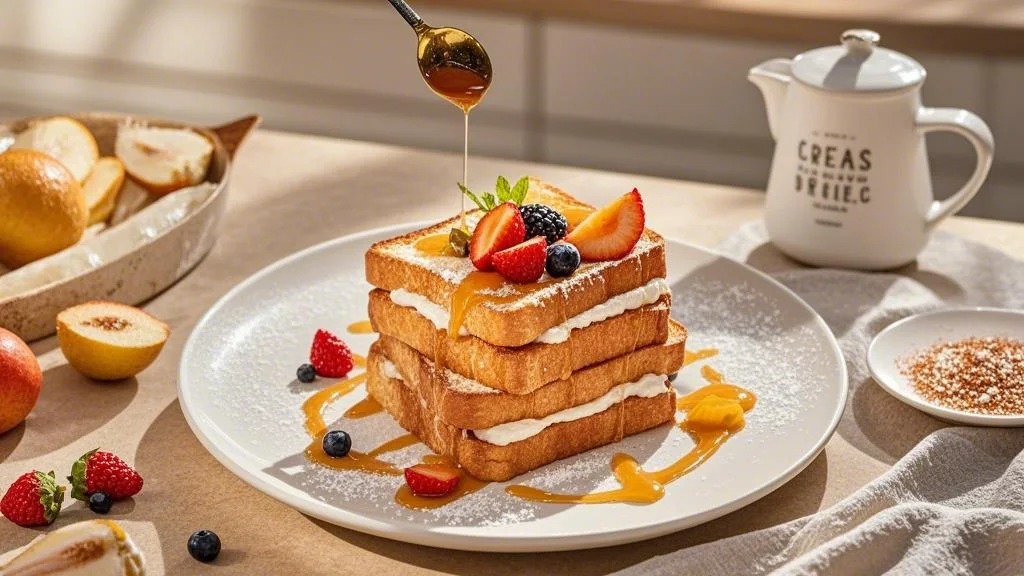 creative cream cheese French toast